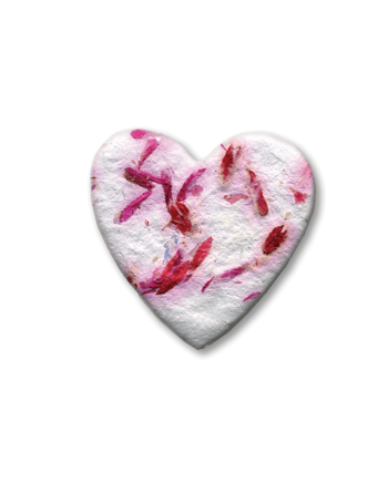 Seed Paper Ornament Mini Heart