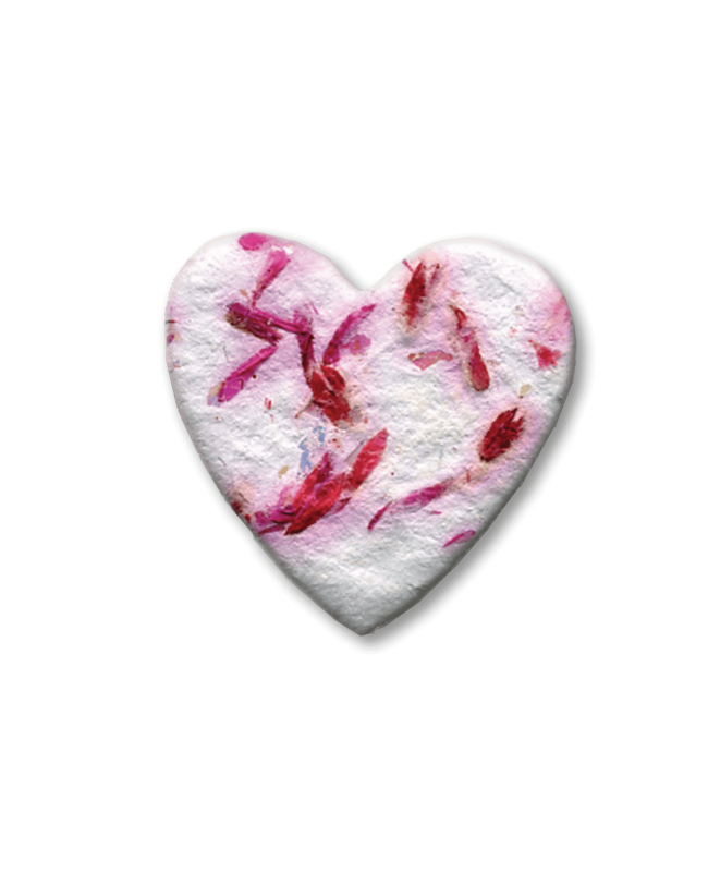 Seed Paper Ornament Mini Heart