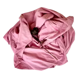 Sanctum Hemp/Cotton Jersey Shroud - HIBISCUS ROSE