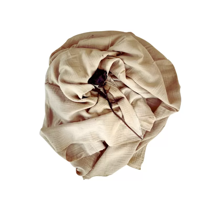 Sanctum Two Layer Gauzed Cotton Muslin Shroud - EUCALYPTUS