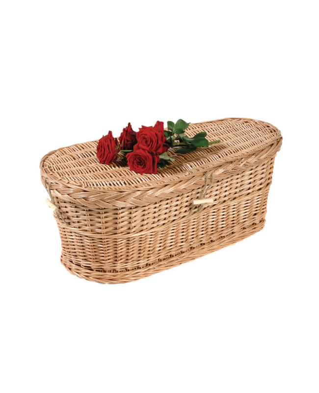 18"- 48" Infant Woven Willow Caskets