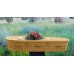 Biodegradable willow casket for human burial