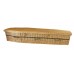 Six-Point Adult Willow Coffin - Includes Personalized Bamboo Plaque - Ground Shipping Included