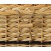 Six-Point Adult Willow Coffin - Includes Personalized Bamboo Plaque - Ground Shipping Included