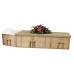 Six-Point Adult Bamboo Coffin - Unassembled - 6' 5" - Ground Shipping Included