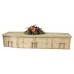 Six-Point Adult Bamboo Coffin - Unassembled - 6' 5" - Ground Shipping Included