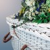 White Willow Casket - Includes Personalized Bamboo Plaque - Ground Shipping Included