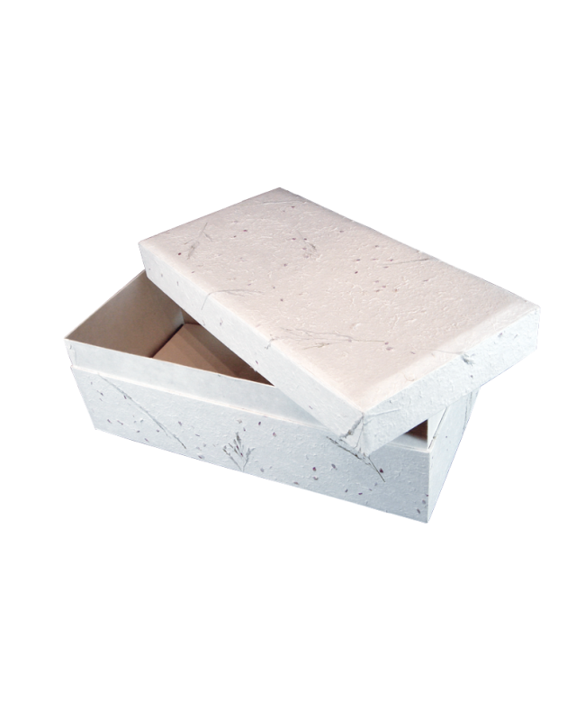 22 inch Floral Pet Paper Casket - Includes Personalized Bamboo Plaque