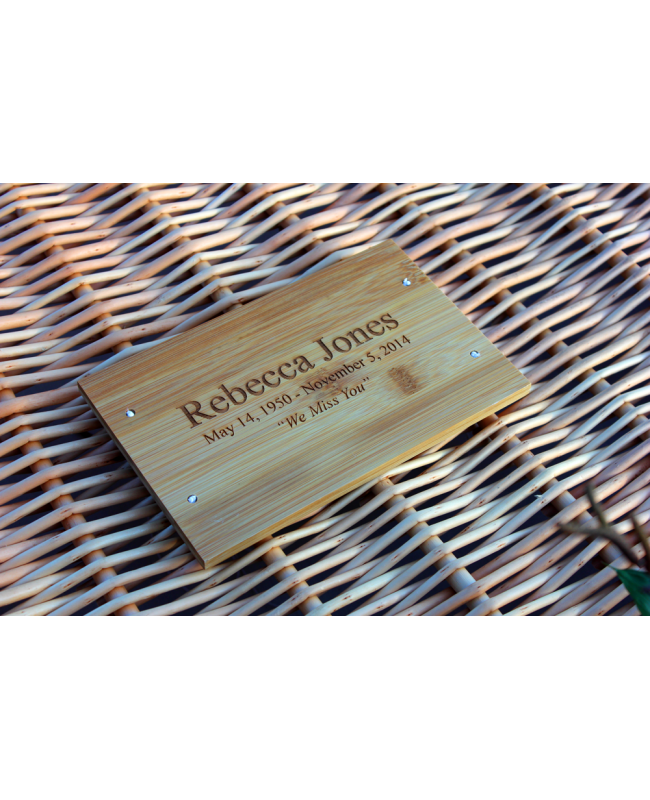 Seagrass Adult Casket - Includes Personalized Bamboo Plaque - Ground Shipping Included