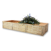 Simple Bamboo Burial or Cremation Container - Includes Personalized Bamboo Plaque - Ground Shipping Included