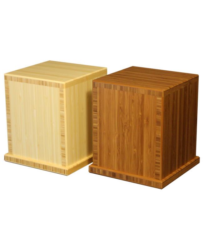 Traditional Bamboo Biodegradable Cremation Urn