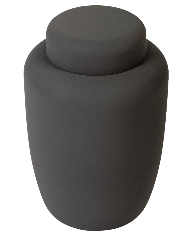 	Cornstarch Earth Urn-Black