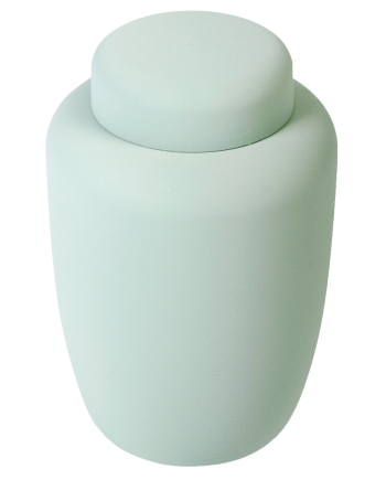 Cornstarch Earth Urn-Olive Green