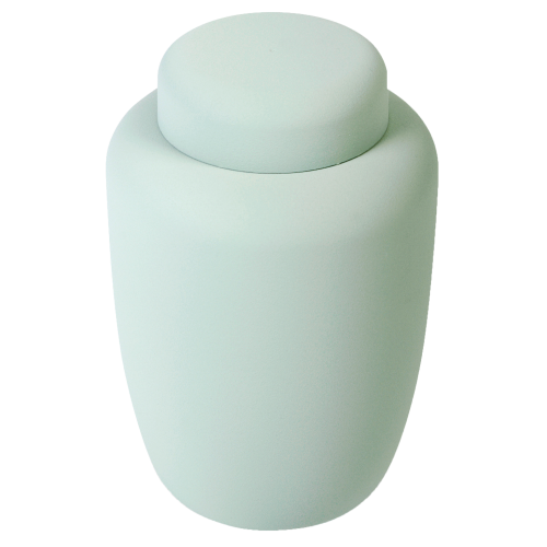 Cornstarch Earth Urn-Olive Green