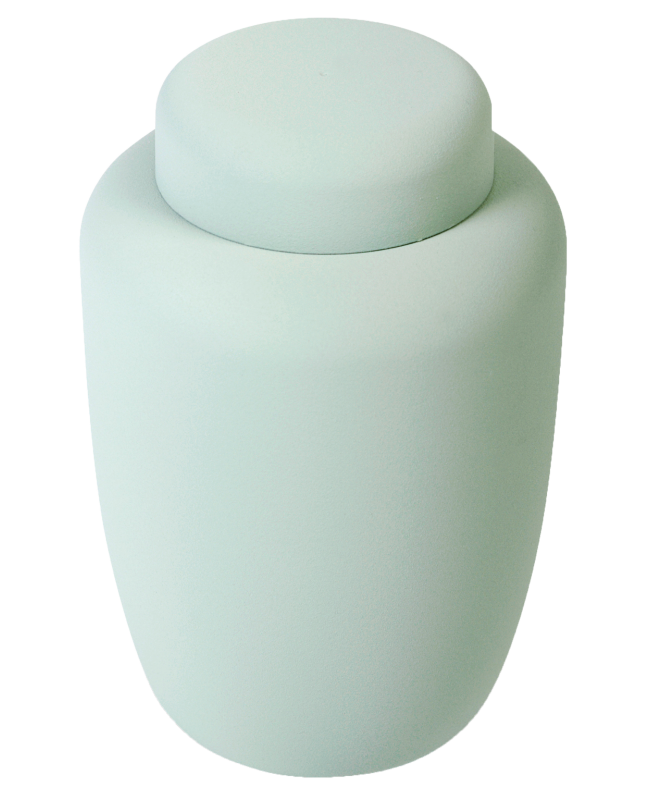 Cornstarch Earth Urn-Olive Green