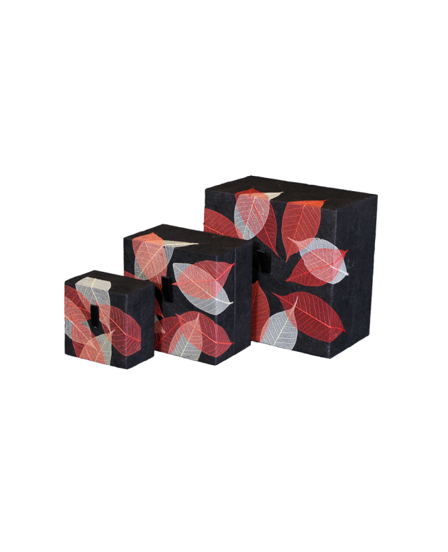 Autumn Leaves 3pack Embrace Earth Urn for pet