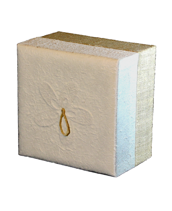 White Hemp Embrace Biodegradable pet Urn