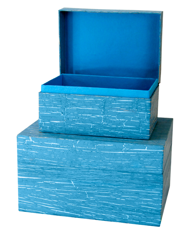 Memory Chest - Antique Turquoise Blue