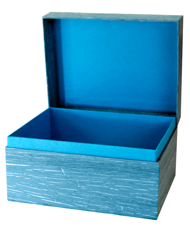 Handmade Metallic Black Memory Chest Box