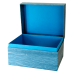 Antique Turquoise Blue Pet Memory Chest Box