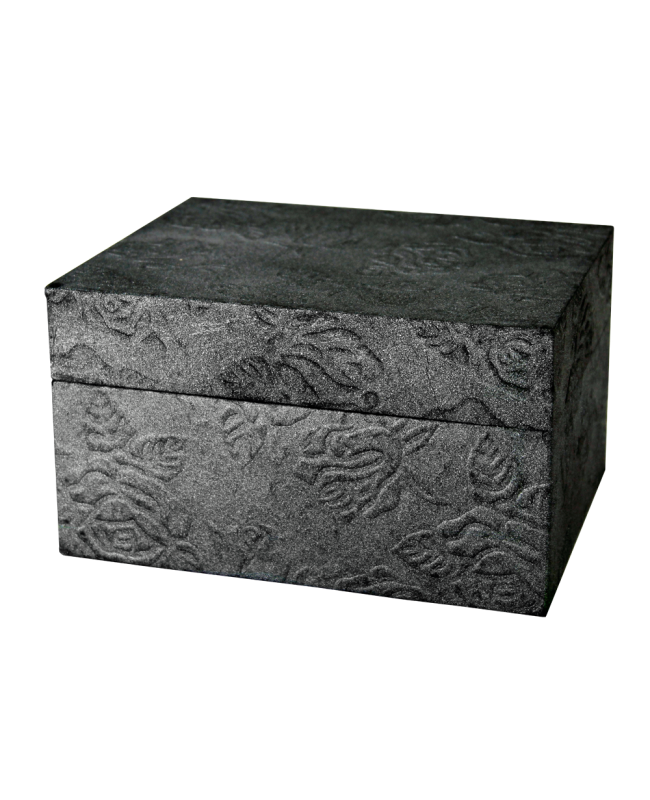 Memory Chest - Embossed Metallic Black