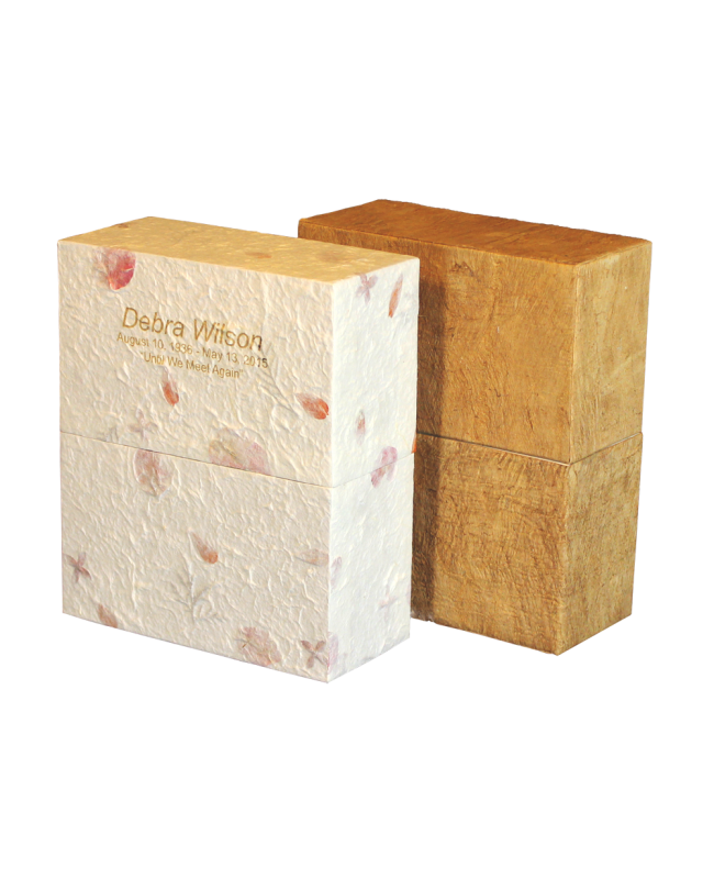 Floral Simplicity Biodegradable Urns