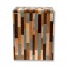 Traditional Repurposed Wood Urn-Mosaic
