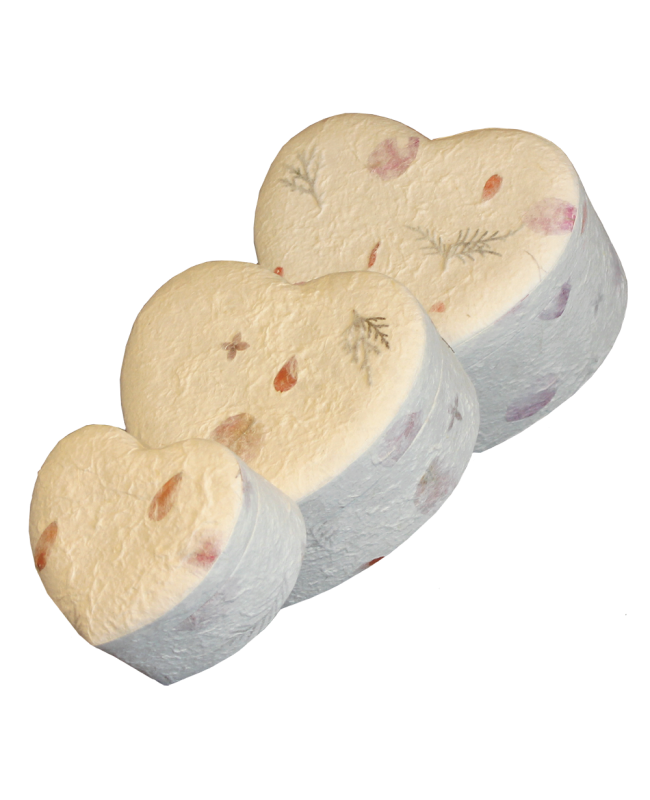 Floral Pet Unity Earth Urns 3 packs