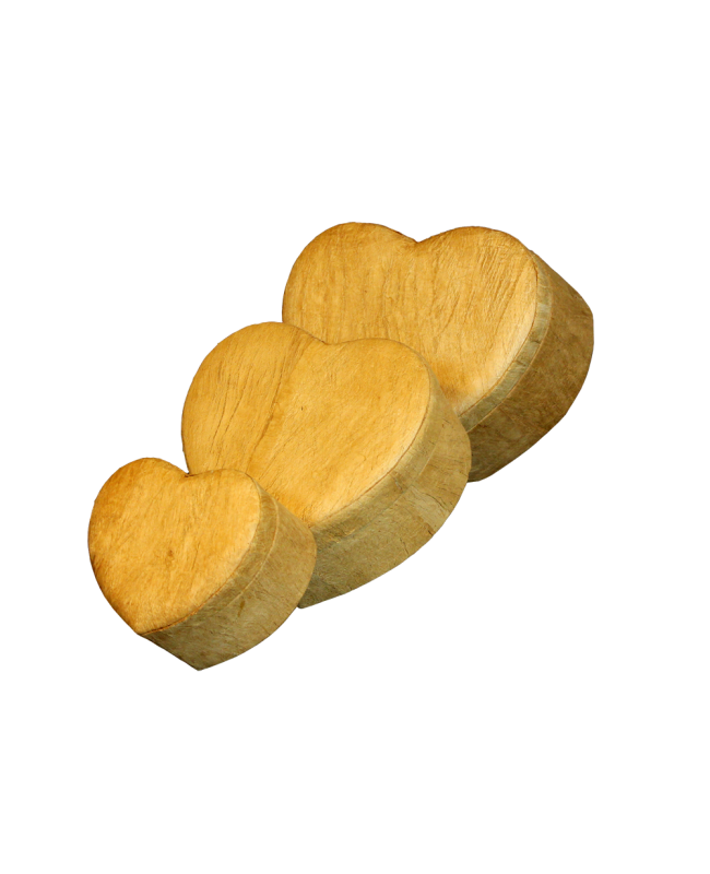 Biodegradable Wood Grain Pet Unity Earth Urns 3pack