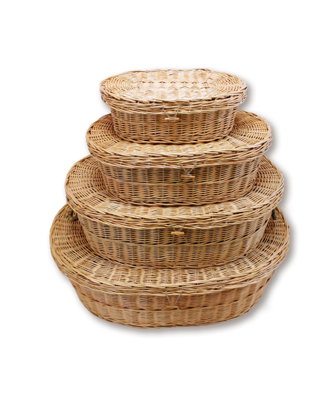 Eco Friendly Pet Willow Casket