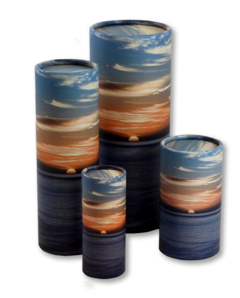 Ocean Sunset Scattering Tubes