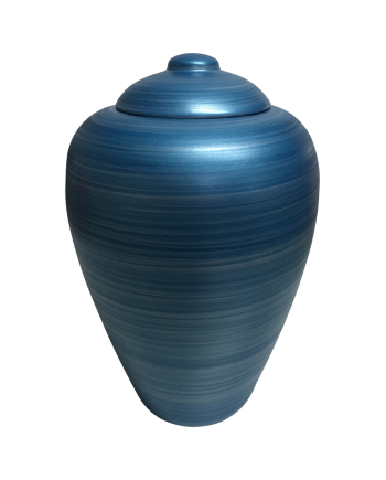 Classic Blue Sand & Gelatin Urn