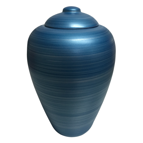 Classic Blue Sand & Gelatin Urn