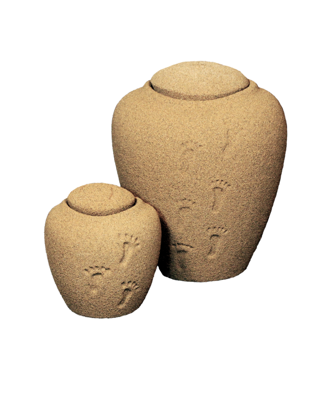 Permanent Oceane biodegradable sand cremation urn