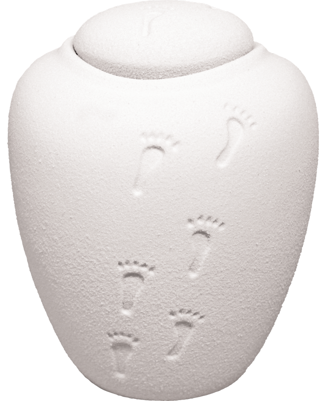 Oceane Quartz White Cremation Urn