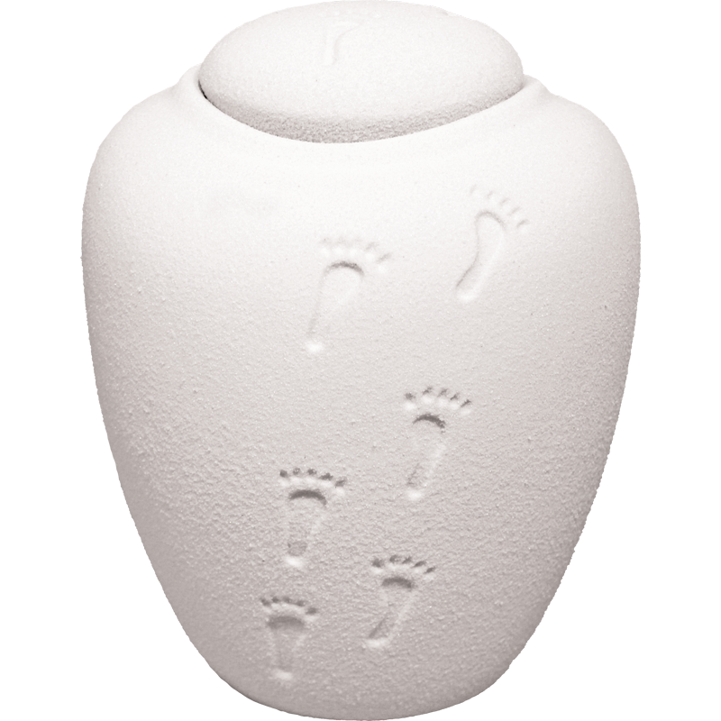 Oceane Quartz White Cremation Urn