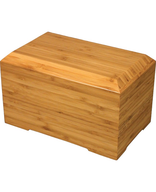 Natural Bamboo Adult Cremation Urn