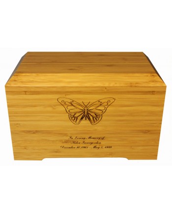 Tribute Bamboo Cremation Urn Eco Friendly