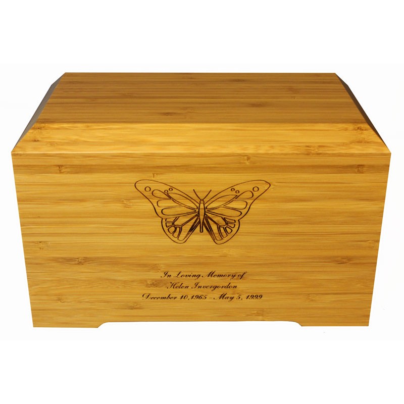 Tribute Bamboo Cremation Urn Eco Friendly