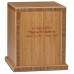 Traditional Bamboo Biodegradable Cremation Urn