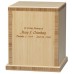 Traditional Bamboo Biodegradable Cremation Urn