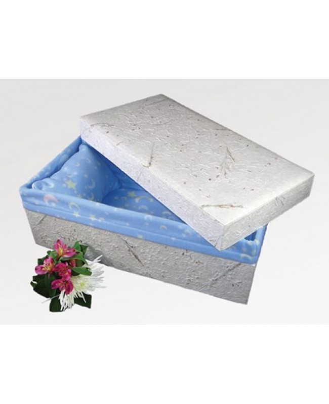 12" Premature Baby Casket - Includes Personalized Bamboo Plaque - Ground Shipping Included