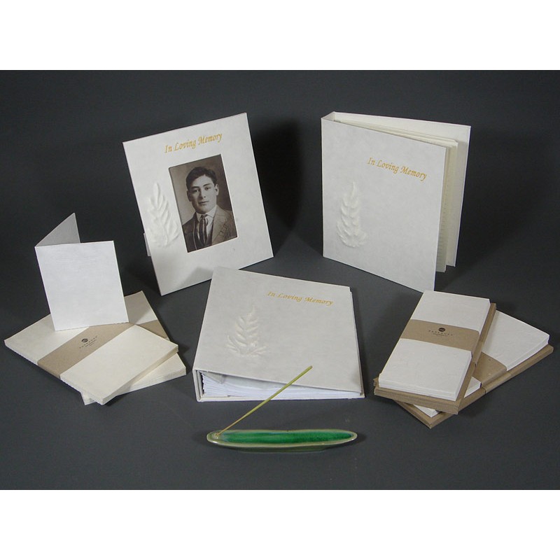 Fern Memorial Stationery Set