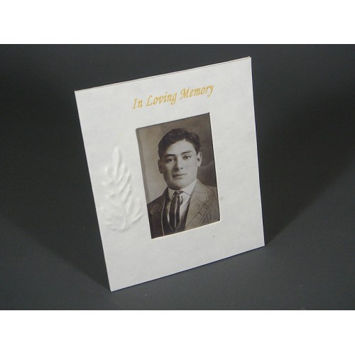 Fern Photo Frame for Memorials