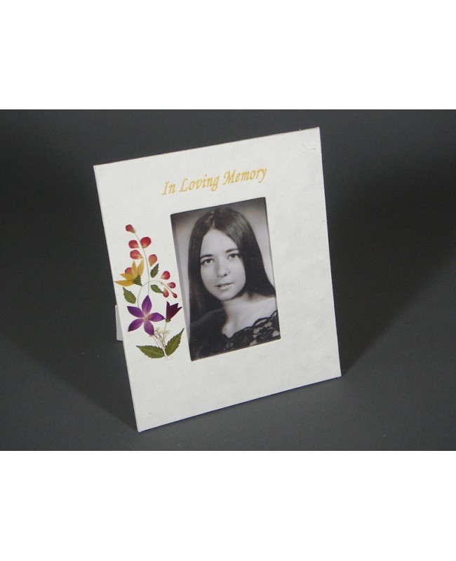 Floral Photo Album, Cremation Memorial