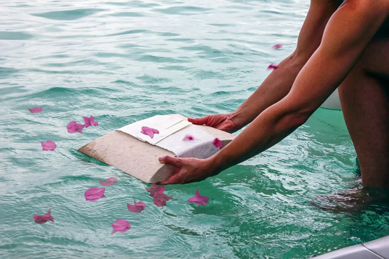 Water Burials With Petals