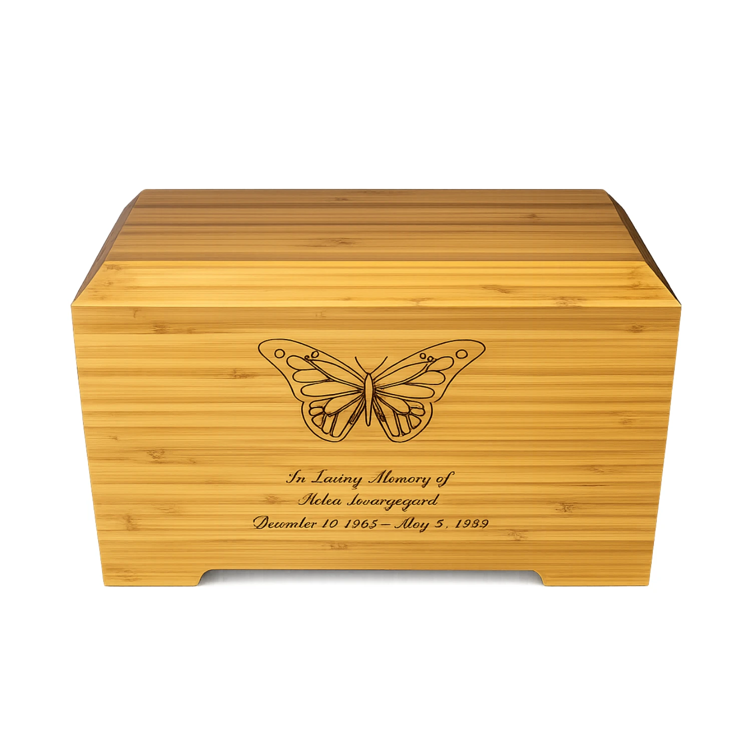 Tribute Bamboo Urn image1