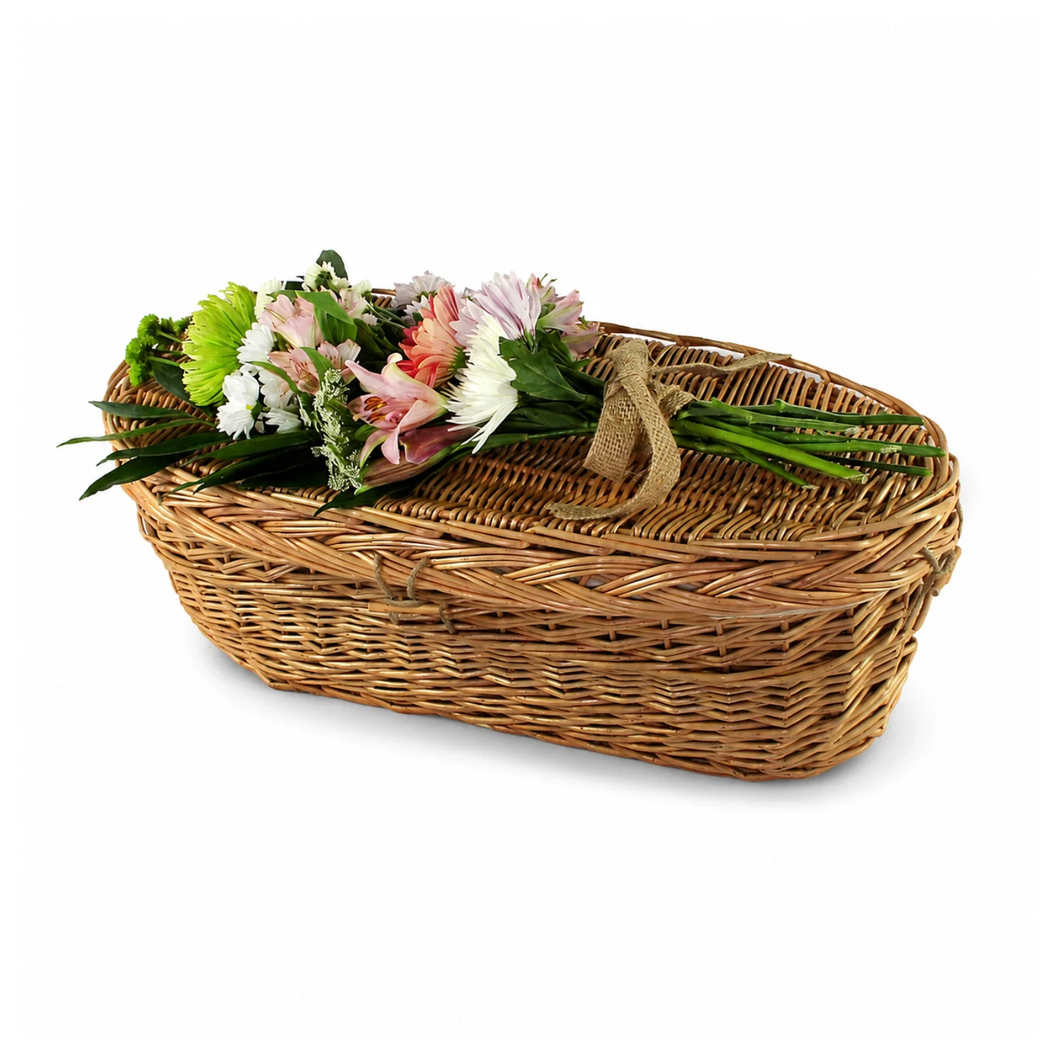 Infant Woven Willow Casket image1
