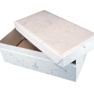 22 inch Floral Pet Paper Casket – Includes Personalized Bamboo Plaque – Ground Shipping Included