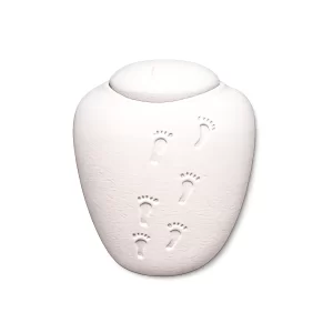 Oceane Quartz White Cremation Urn